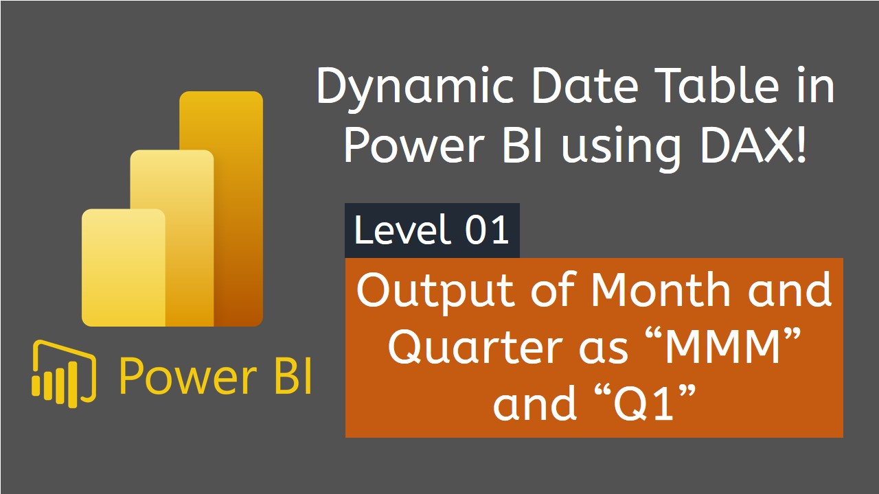 How to Create a Date Master Table Using DAX in Power BI | Level 1